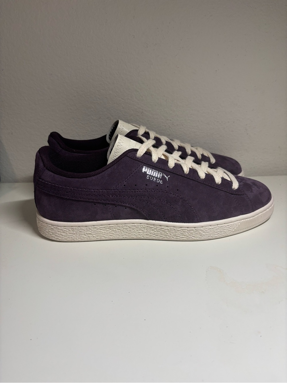 NEW PUMA Suede Premium Midnight Plum Mens Size 12 - Picture 2 of 7